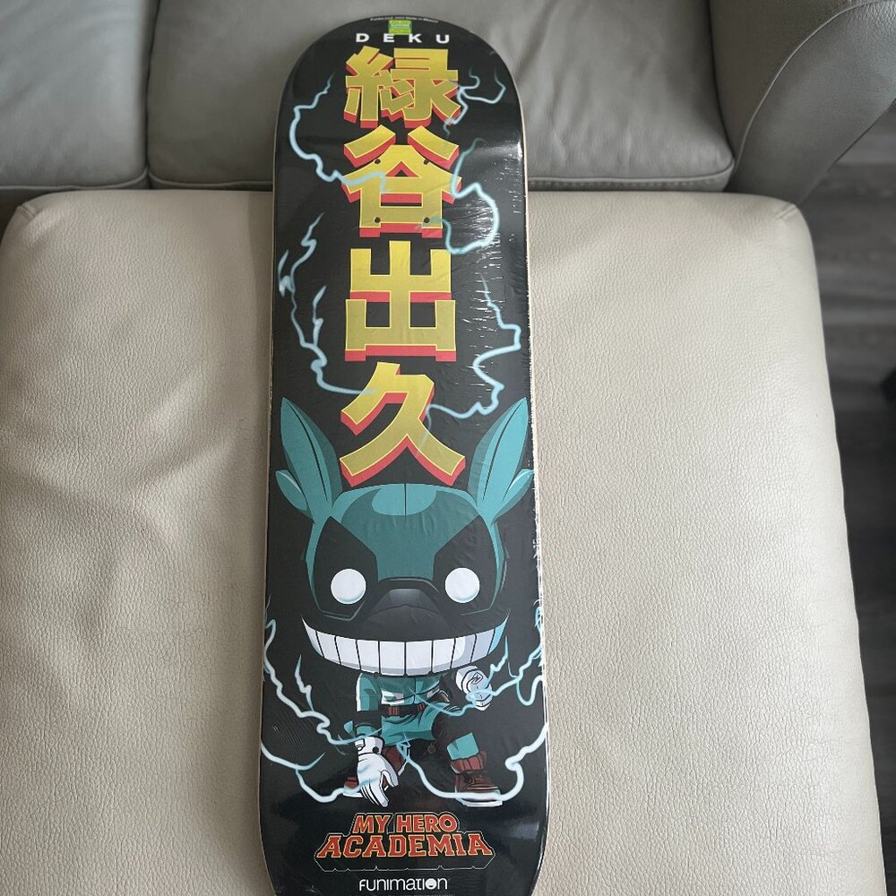 Funko Pop! My Hero Academia DEKU Skateboard Deck- 2022 Summer Convention